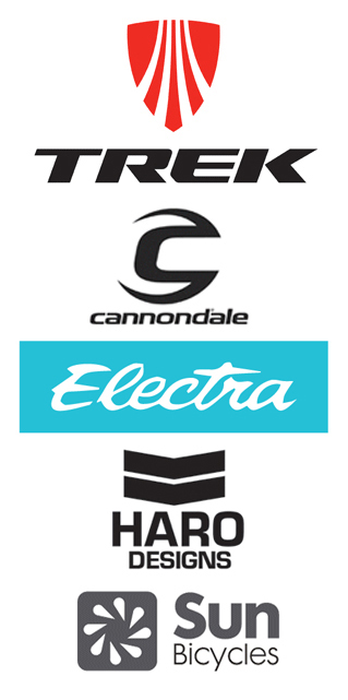 Logos of our bicycle brands