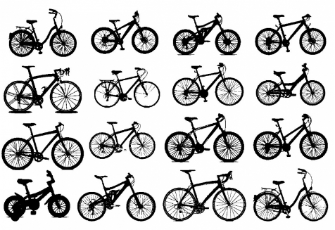 Different types of bicycles