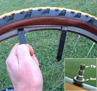 Remove the tire & tube